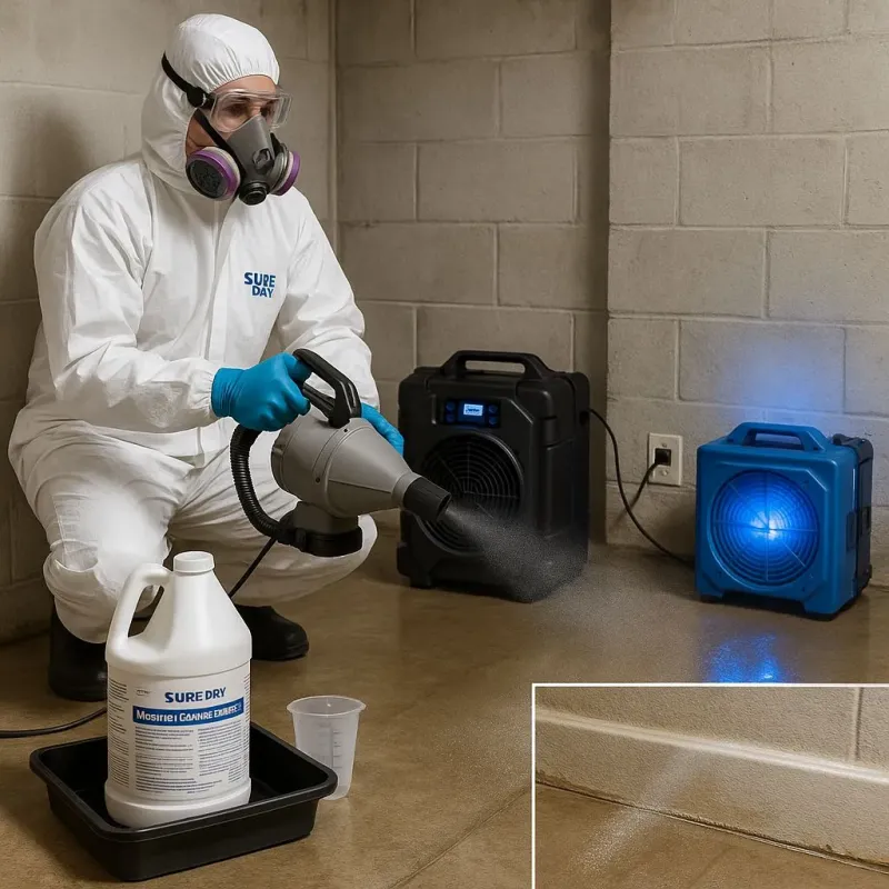 Sanitization and Odor Removal process in Redlands, CA