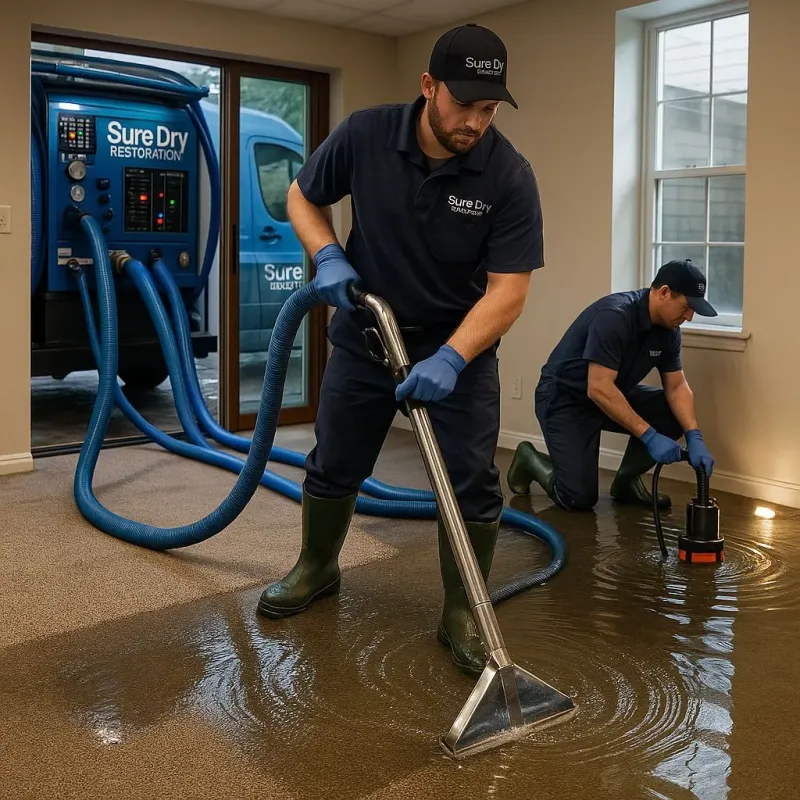 Water Extraction and Removal process in Redlands, CA